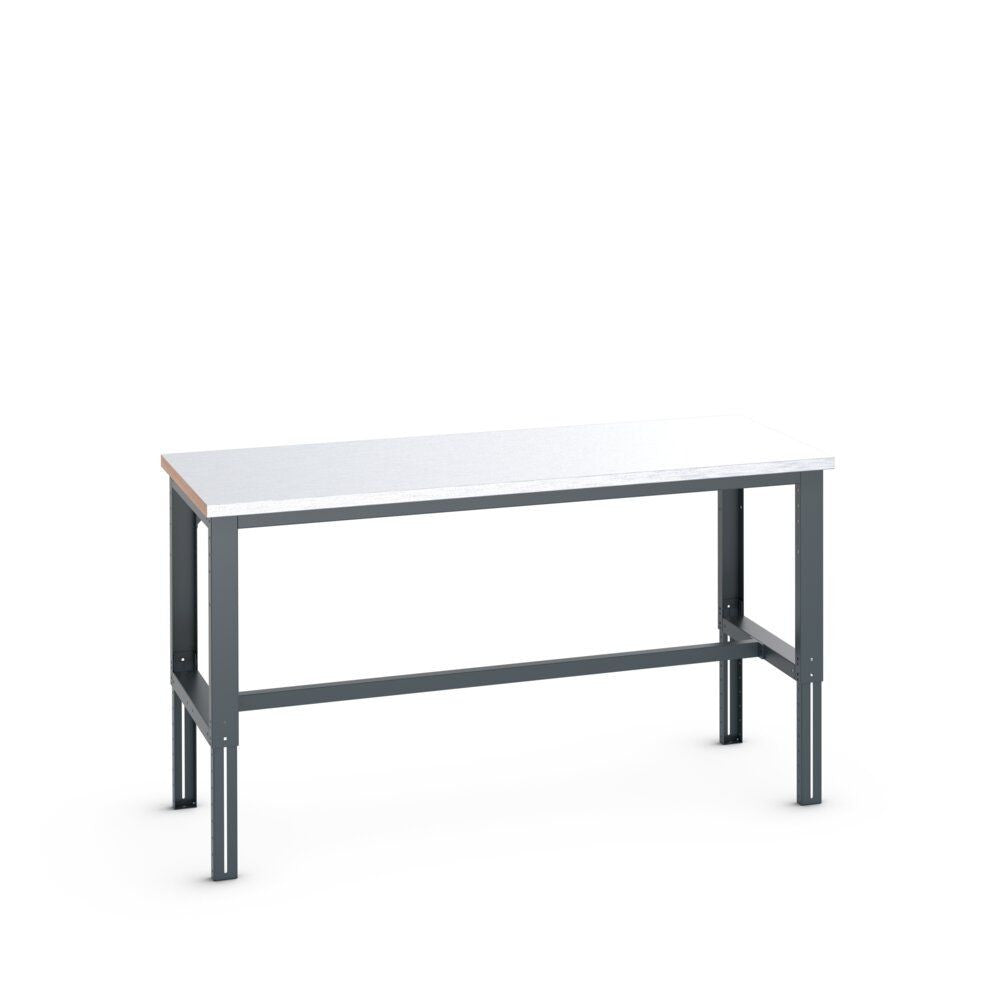 Bott Cubio Framework Bench (Steel Clad), 2000x900x740-1140mm, anthracite grey
