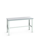 Bott Cubio Framework Bench (ESD Laminate) Adjustable Height, 2000x900x740-1140mm, light grey