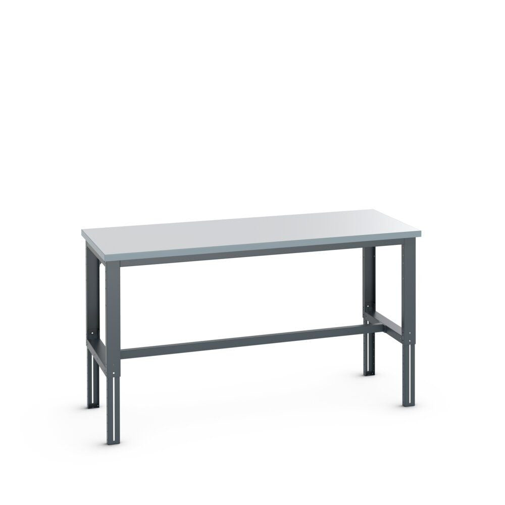 Bott Cubio Framework Bench (ESD Laminate) Adjustable Height, 2000x900x740-1140mm, anthracite grey