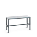 Bott Cubio Framework Bench (ESD Laminate) Adjustable Height, 2000x900x740-1140mm, anthracite grey