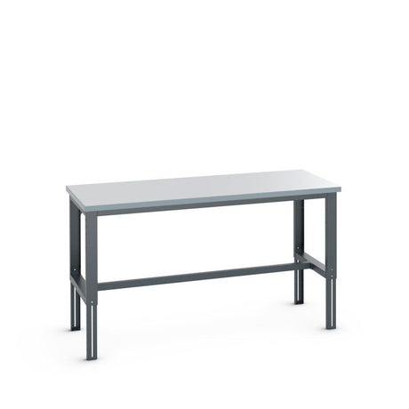 Bott Cubio Framework Bench (ESD Laminate) Adjustable Height, 2000x900x740-1140mm, anthracite grey