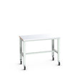 Bott Cubio Mobile Framework Bench (Steel Clad), 1500x900x840-1140mm, light grey