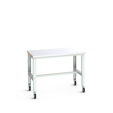 Bott Cubio Mobile Framework Bench (Steel Clad), 1500x900x840-1140mm, light grey