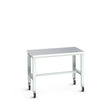 Bott Cubio Mobile Framework Bench (Stainless Steel), 1500x900x840-1140mm, light grey