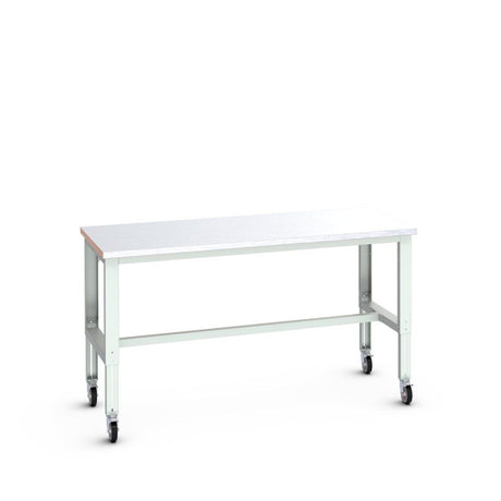 Bott Cubio Mobile Framework Bench (Steel Clad), 2000x900x840-1140mm, light grey