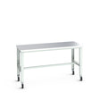 Bott Cubio Mobile Framework Bench (Stainless Steel), 2000x900x840-1140mm, light grey
