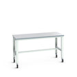 Bott Cubio Mobile Framework Bench (ESD Laminate) Adjustable Height, 2000x900x840-1140mm, light grey
