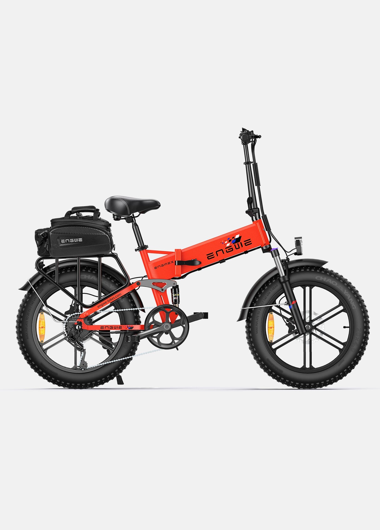 Engwe Engine X Combo Full Suspension Foldable E-bike SKU EngineX-2White