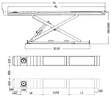 Dama HDM5.0ME 5T Recessed Scissor Lift - Image 2
