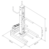 Dama HDM1.36L Mobile Single Wheel Side Lift - Image 2
