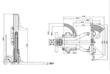 Dama HDM2.5Y Mobile Single Post Lift - Image 2