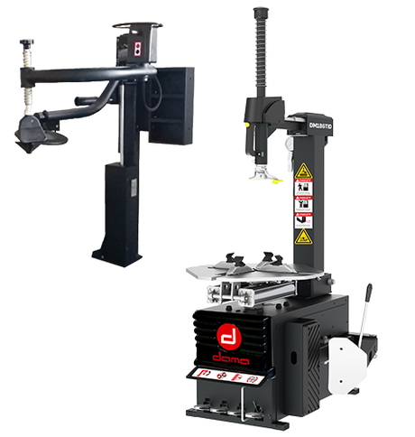 Dama Silver Tyre Changer HDM186TID & Balancer HDMB60B Package SILVER, view 2