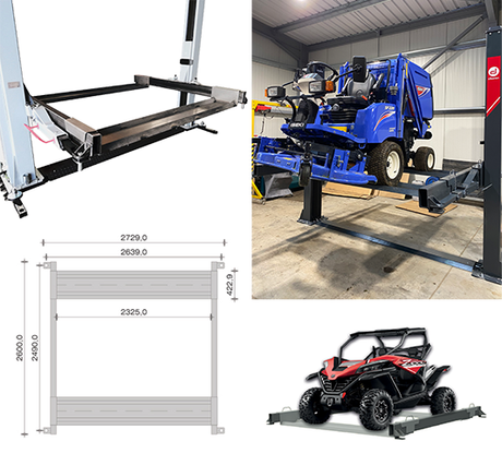 Dama Lifting Platform for 2 Post Lift