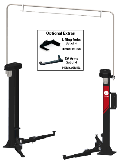 Dama Electromechanical 2 Post Lift
