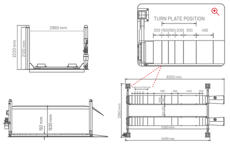 Dama HDM450 4 Post Lift - Image 2