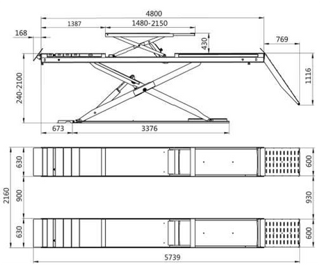 Dama HDM4.5MSR Double Scissor Lift - Image 2