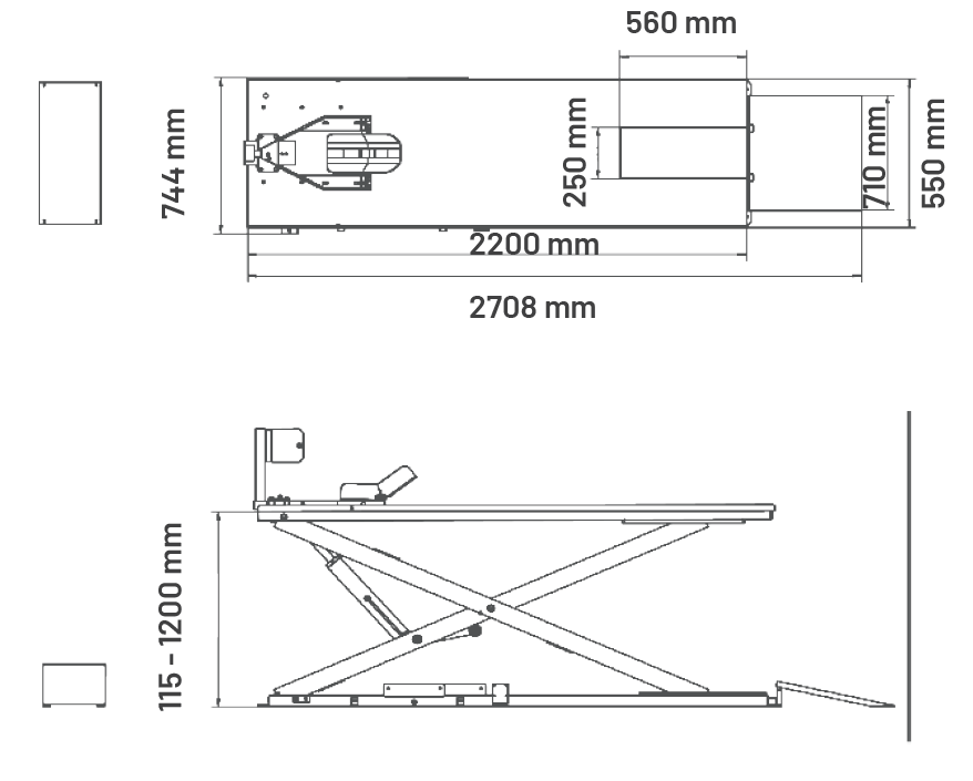 Dama HDM500M Motorcycle Lift - Image 2