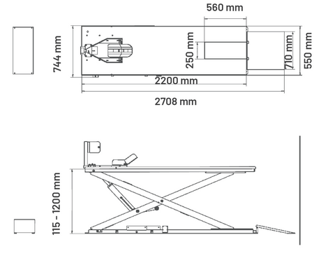 Dama HDM500M Motorcycle Lift - Image 2