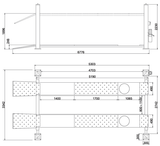 Dama HDM5.5F4 Premier 4 Post Lift - Image 2