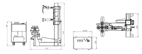 Dama HDM585 Heavy Duty Tyre Changer - Image 2
