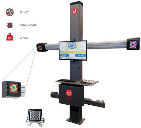 Dama 3D Wheel Alignment System HDMA3D3000