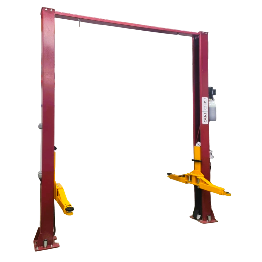 Garage Equipment 4 Tonne Baseless Electronic Release 2 Post Car Lift SKU GEO189