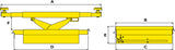 Majorlift Air Hydraulic Jacking Beam Wide Frame
