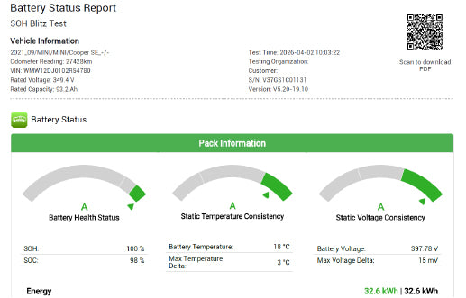 Autel EV SOH Blitz Battery Health Software 12 Months