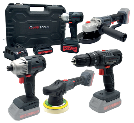 Dama 20V Cordless 5-Tool Pack HDATOOLPACK3