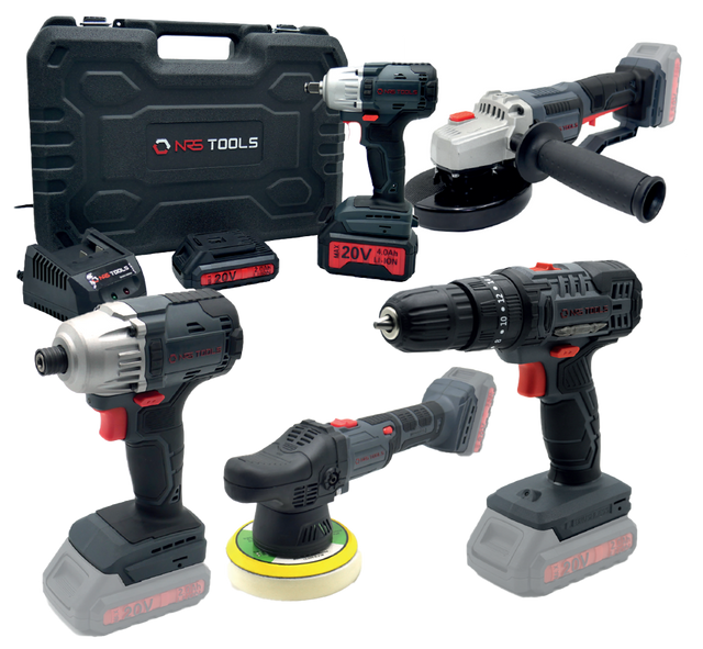 Dama 20V Cordless 5-Tool Pack HDATOOLPACK3