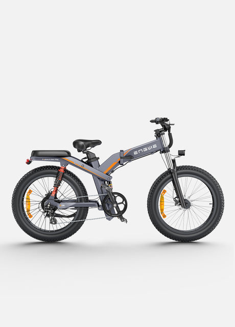 Engwe X24 All Terrain Foldable Electric Bike SKU X24-Grey