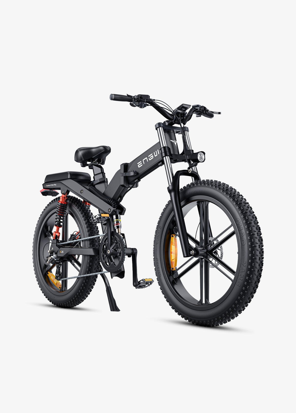 Engwe X24 All Terrain Foldable Electric Bike SKU X24-Grey