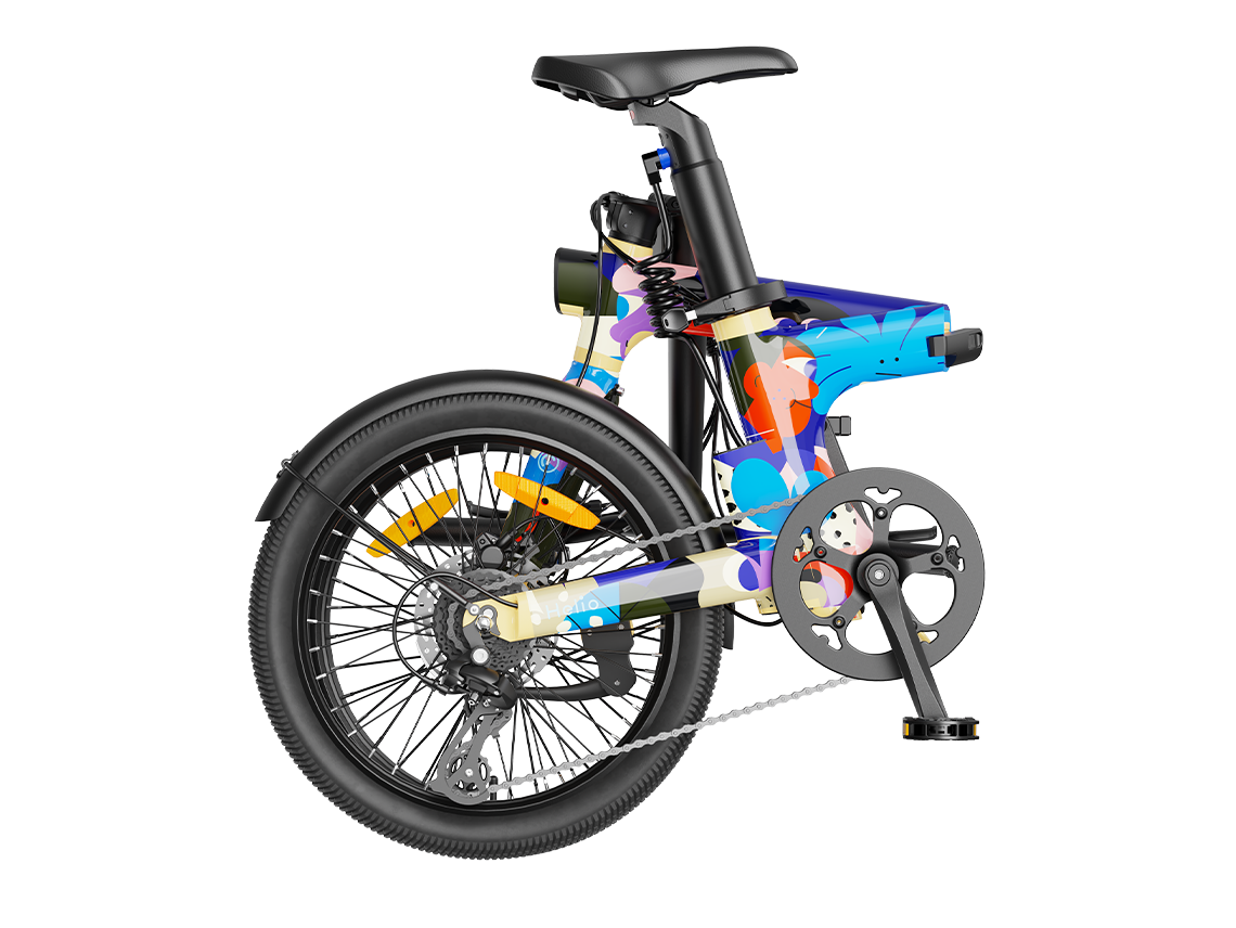 Heybike Helio F Artist Limited Edition Foldable City Bike SKU HelioF-A