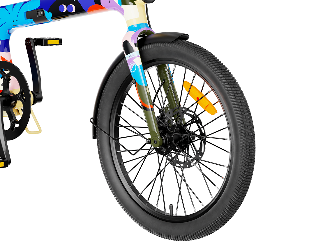 Heybike Helio F Artist Limited Edition Foldable City Bike SKU HelioF-A