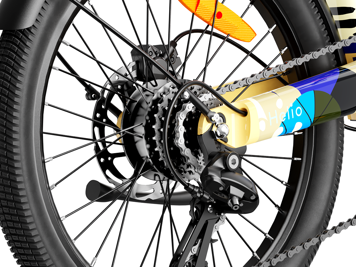 Heybike Helio F Artist Limited Edition Foldable City Bike SKU HelioF-A